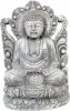  Product image 3 of the product “Bodhi - Buddh, seated in front of relief, 50 cm H | cast stone ”